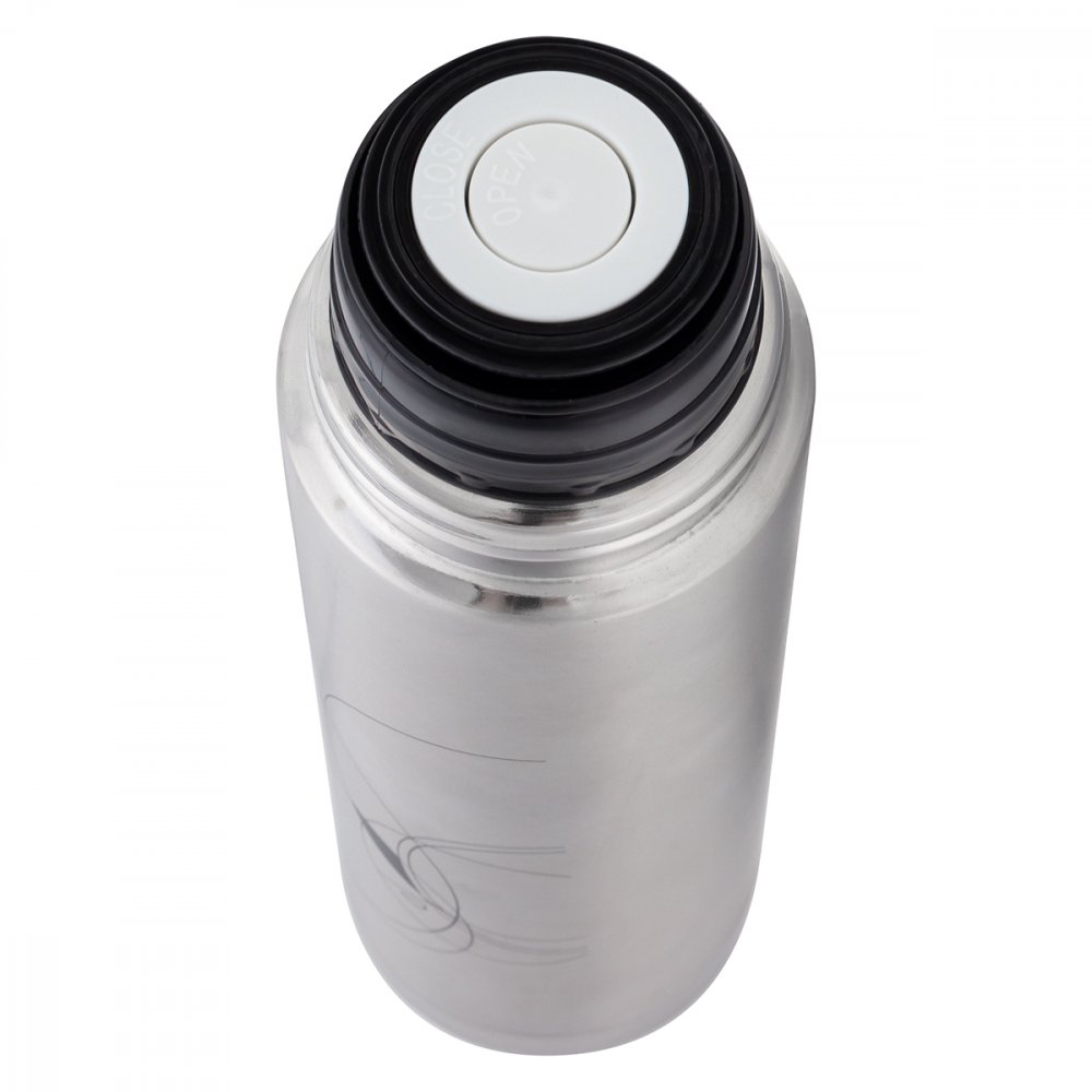Helios Enduro Stainless Steel Vacuum Flask 0.6 Litre Metallic 