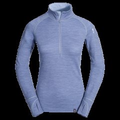 Nora W Merino Zip Top LS