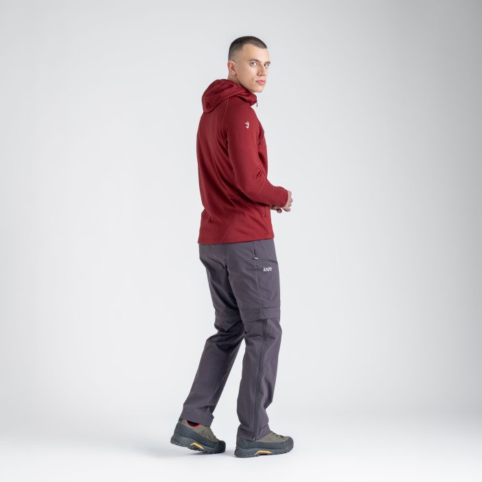 Amiko Men's Fleece Hooded Jacket
