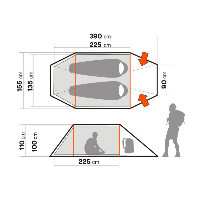 Stelacio 2 Person Tent