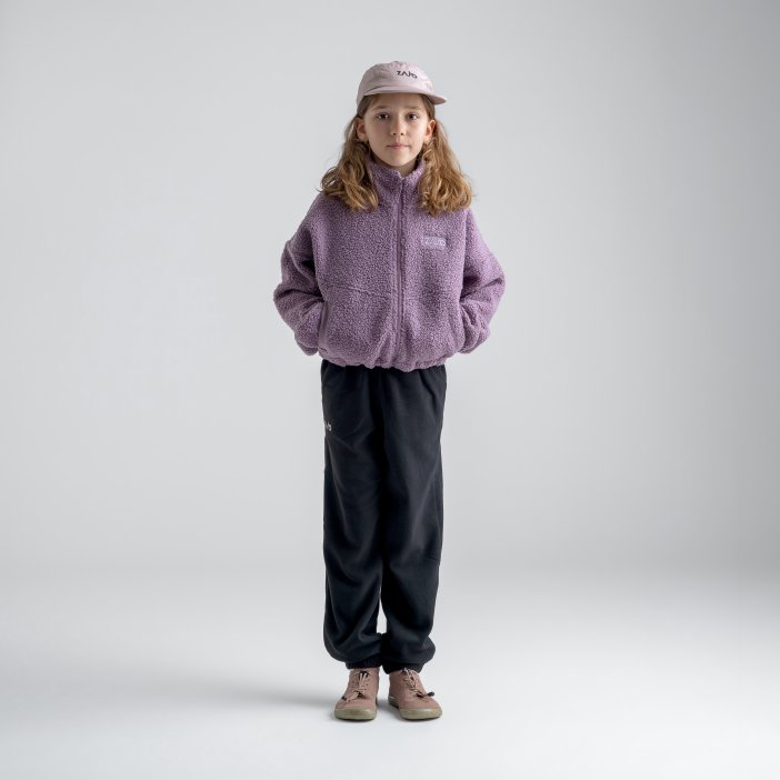 Palpo Kid's Pile Fleece Cropped Jacket