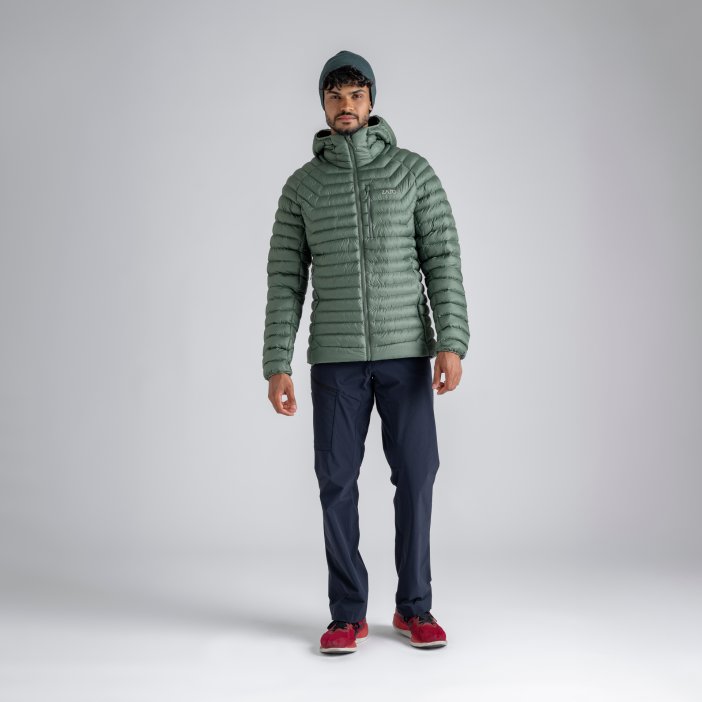 Nubaro Men's Insulated Hooded Jacket