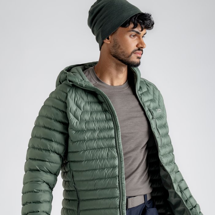 Nubaro Men's Insulated Hooded Jacket