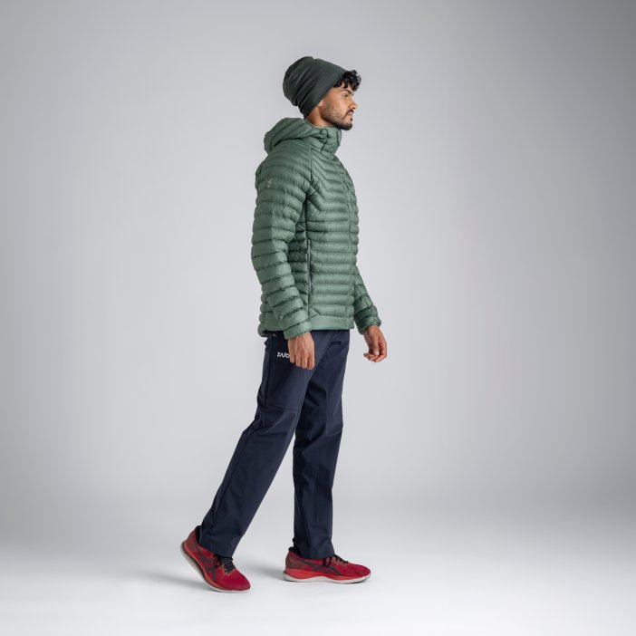Nubaro Men's Insulated Hooded Jacket
