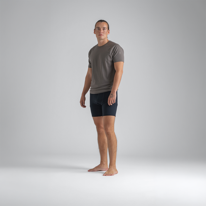 Senti Men's Merino Boxer Briefs Long